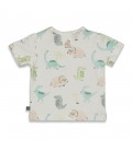Feetje T-shirt AOP - Cool-A-Saurus - Offwhite