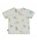 Feetje T-shirt AOP - Cool-A-Saurus - Offwhite