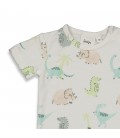 Feetje T-shirt AOP - Cool-A-Saurus - Offwhite