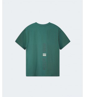 Bellaire T-shirt print back - Blue Spruce