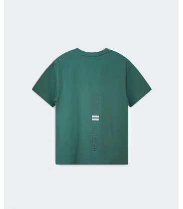 Bellaire T-shirt print back - Blue Spruce