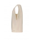 NoBell Kila tshirt padded capsleeve detail - Pearled Ivory