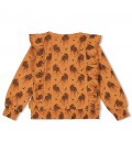 Jubel Longsleeve ruches AOP - Color Me Panther