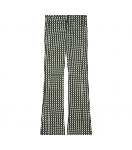 Indian Bluejeans Flare Pied De Poule