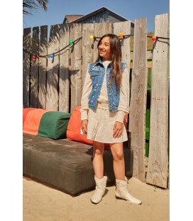 Indian Bluejeans Lace Smock Shirt Longsleeve