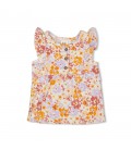 Feetje T-shirt ruches AOP - Sunny Side Up