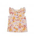 Feetje T-shirt ruches AOP - Sunny Side Up