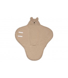 Jollein Wikkeldeken Bunny storm grey