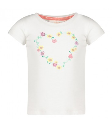 Jubel T-shirt flower heart - Picknick Perfect