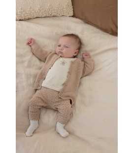 Feetje Broek AOP rib - Cute Cookie