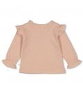 Feetje Longsleeve rib - Sweet Poppy