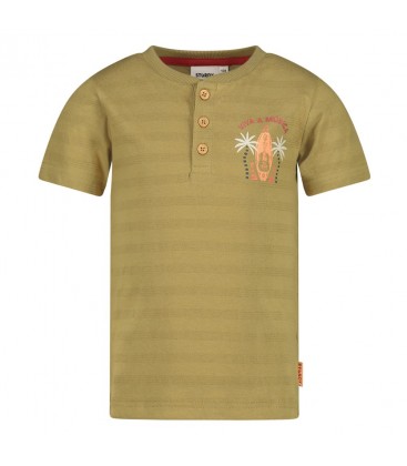Sturdy T-shirt met knopen - Happy Rio