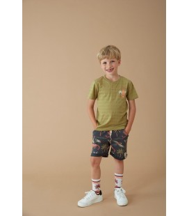 Sturdy T-shirt met knopen - Happy Rio