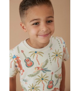Sturdy T-shirt AOP - Happy Rio