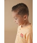 Sturdy T-shirt met knopen - Happy Rio