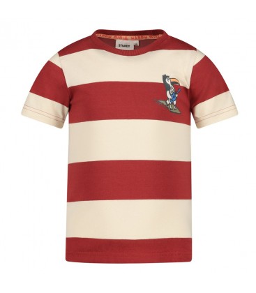 Sturdy T-shirt streep - Happy Rio
