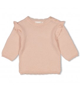 Feetje Sweater gebreid pointelle - Essential Knits