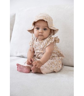 Feetje Jurk ruches AOP - Flower Field