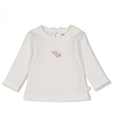 Feetje Longsleeve pointelle - Flower Field
