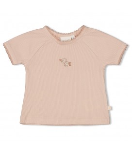 Feetje T-shirt pointelle - Flower Field