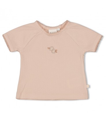 Feetje T-shirt pointelle - Flower Field