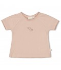 Feetje T-shirt pointelle - Flower Field