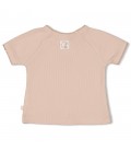 Feetje T-shirt pointelle - Flower Field