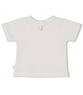 Feetje T-shirt pointelle - Flower Field