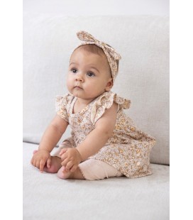 Feetje Legging pointelle - Flower Field