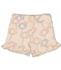 Feetje Short ruches AOP - Sunshine
