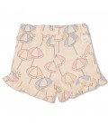 Feetje Short ruches AOP - Sunshine
