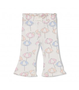 Feetje Flare broek AOP - Sunshine