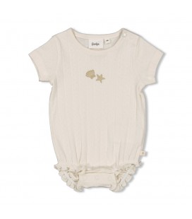 Feetje Romper k/m pointelle rib - Starfish Wishes