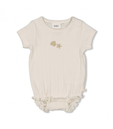 Feetje Romper k/m pointelle rib - Starfish Wishes