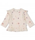 Feetje Longsleeve ruches AOP - Starfish Wishes