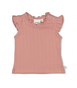 Feetje T-shirt pointelle rib - Starfish Wishes