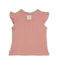 Feetje T-shirt pointelle rib - Starfish Wishes