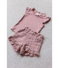Feetje T-shirt pointelle rib - Starfish Wishes