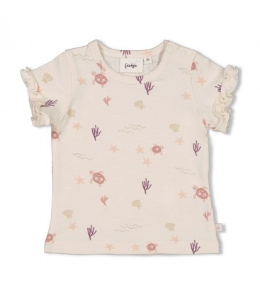 Feetje T-shirt AOP - Starfish Wishes