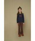 Jubel Flared broek AOP - Queen Of Hearts