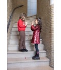 Jubel Flared broek AOP - Queen Of Hearts