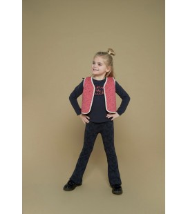 Jubel Flared broek AOP - Queen Of Hearts