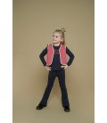 Jubel Flared broek AOP - Queen Of Hearts