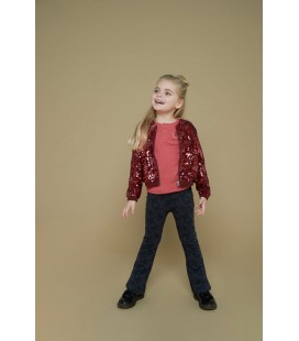 Jubel Longsleeve ajour rib - Queen Of Hearts