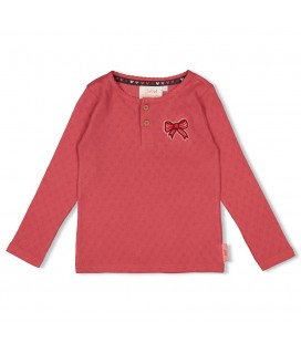 Jubel Longsleeve ajour rib - Queen Of Hearts