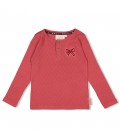 Jubel Longsleeve ajour rib - Queen Of Hearts