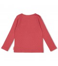 Jubel Longsleeve ajour rib - Queen Of Hearts