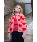 Jubel Vest gebreid AOP - Queen Of Hearts