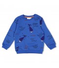 Sturdy Sweater AOP - Waves and Whales