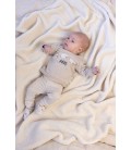 Feetje Broek rib met streep - Sleepy Sheepy